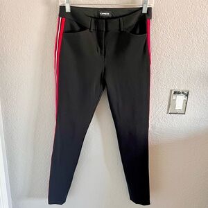 Editor Mid-Rise Stretch Stripped Skinny Pant